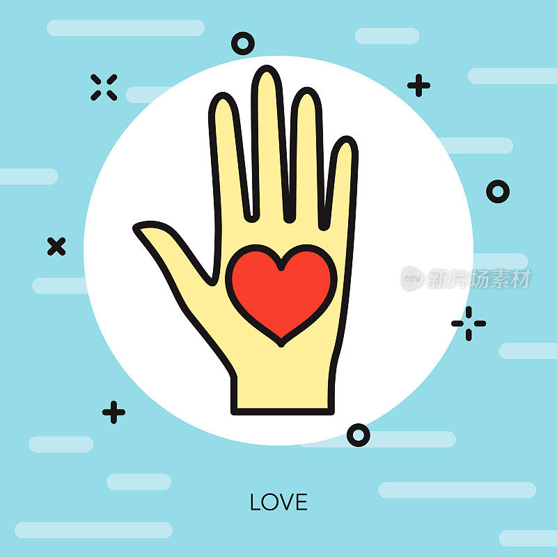 Charity Christian Thin Line Icon